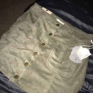 Olive green never worn skirt